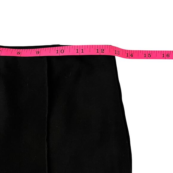 Lysse Pants Womens Black Center Seam Stretch Slight Flare Hem Leggings - Picture 7 of 9